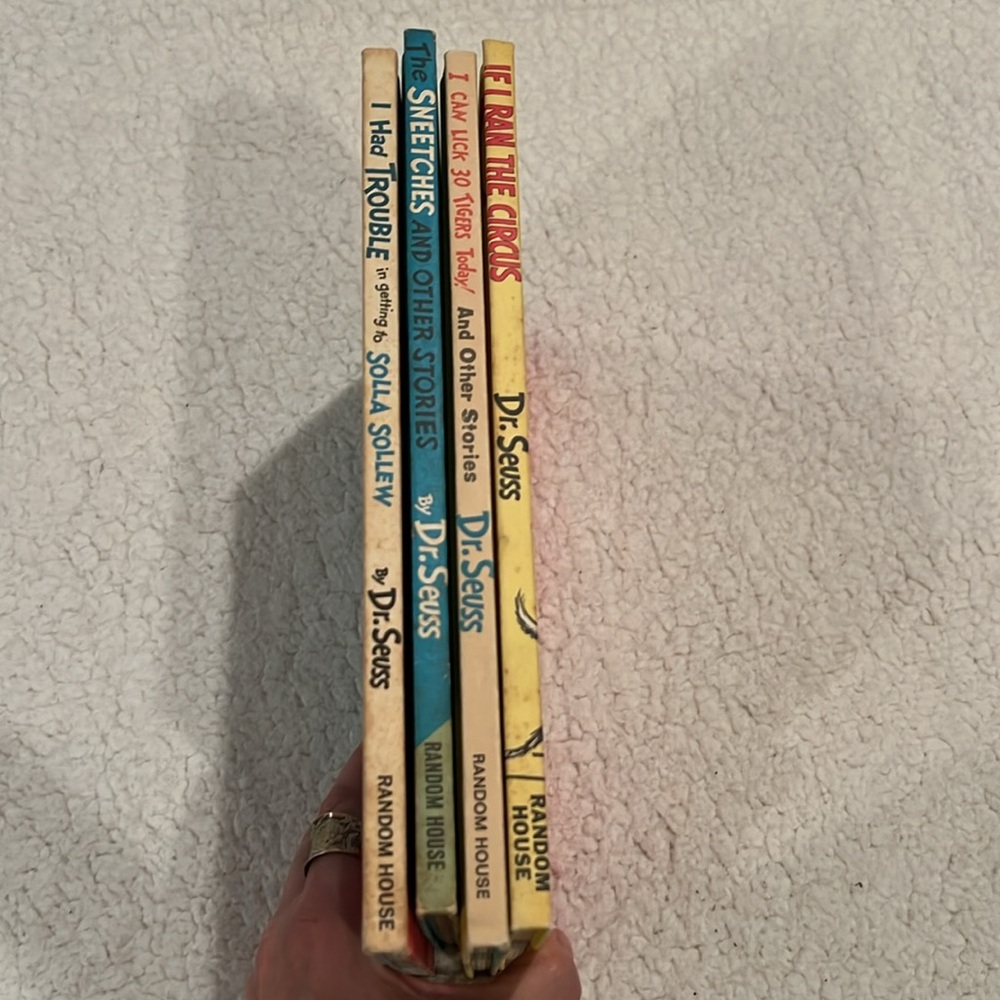 Vintage Dr Seuss Classic Stories Set of 4 Family Fun Reading time - Picture 6 of 15